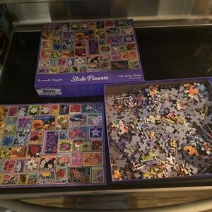 Remark State Flowers 500 Pc Large Piece Jigsaw Puzzle